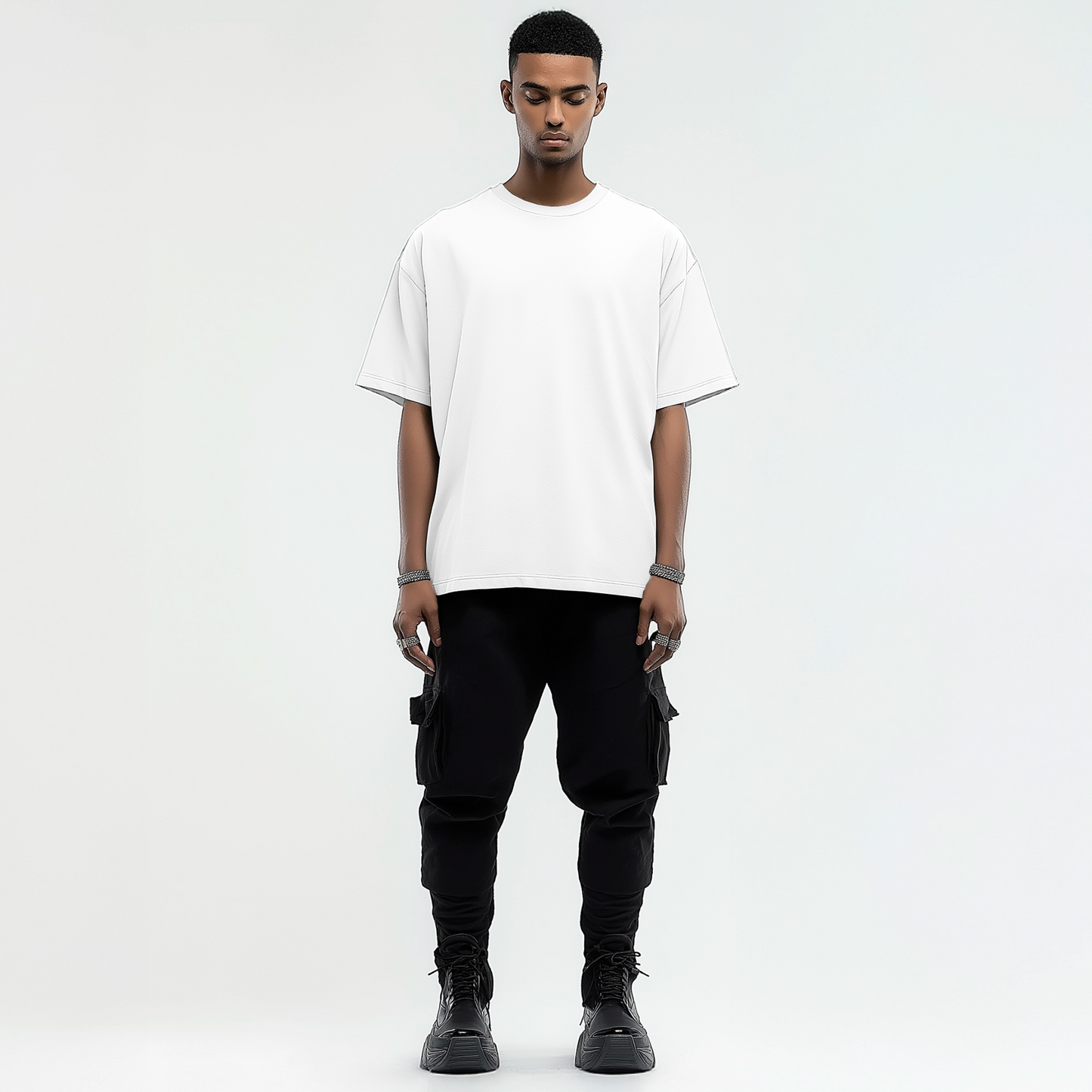 King Edition Oversized T-Shirt – “King Mindset” | 240 GSM Premium Cotton Streetwear by King&Stag