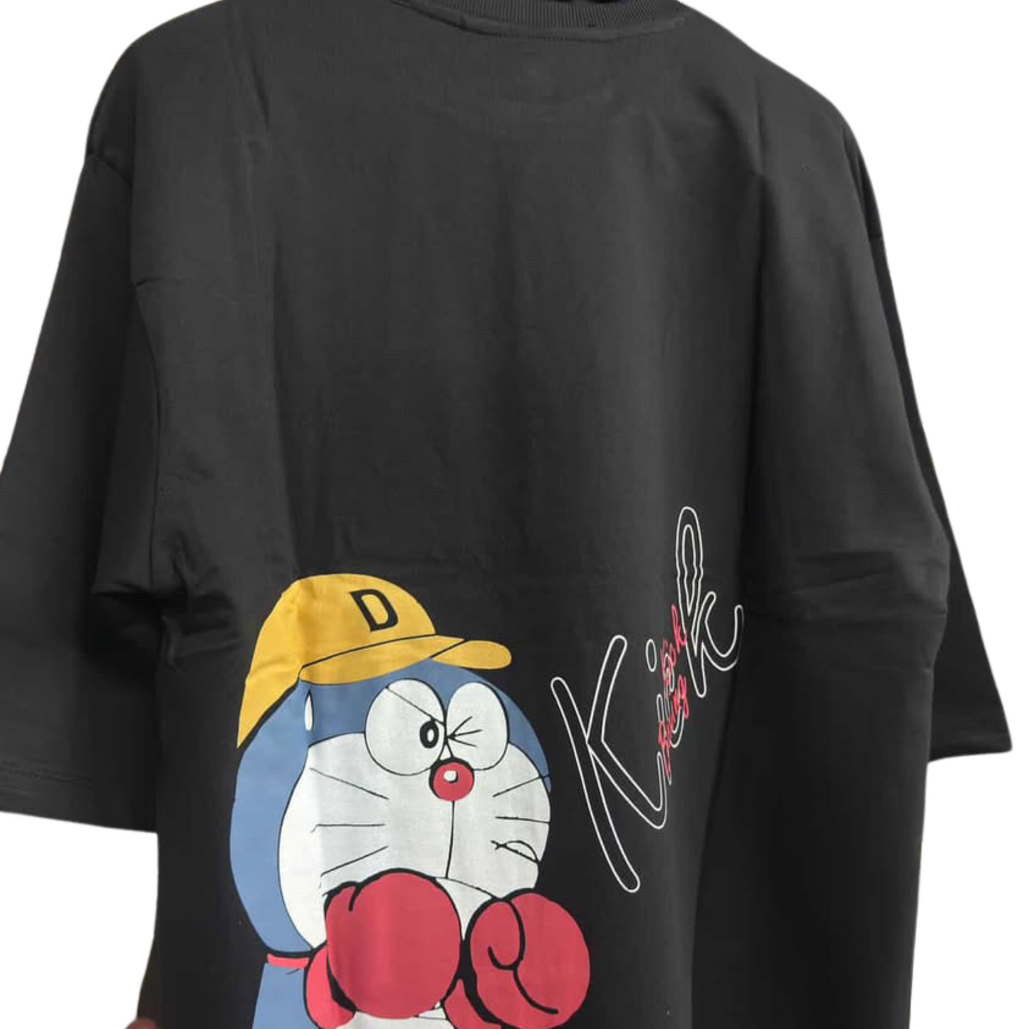 Premium Cotton Oversized T-Shirt – True Black