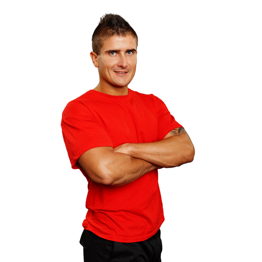 Oversized Red T-Shirt for – 240 GSM Cotton | Unisex Streetwear by King&Stag