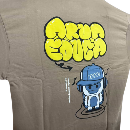 Premium Cotton Oversized Tee – Walnut Brown
