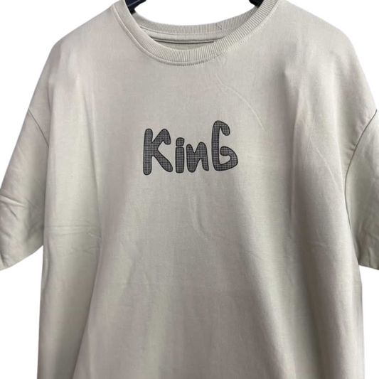 Cloud Grey Oversized Tee – Relaxed Fit for Modern Style